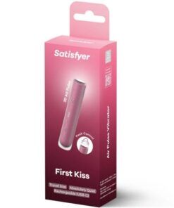 Alternative view of SATISFYER - FIRST KISS WAVE CLITORIS STIMULATOR GARNET