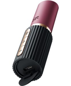 SATISFYER - PRO 2 KISS WAVE CLITORIS STIMULATOR GARNET / BLACK