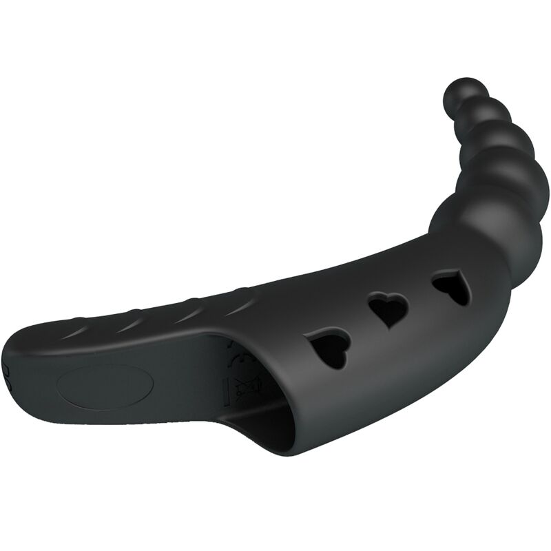PRETTY LOVE - JORDIN FINGER VIBRATOR 10 VIBRATIONS BLACK - Image 4
