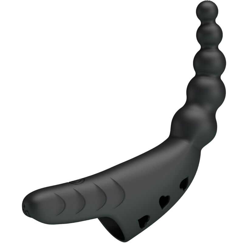 PRETTY LOVE - JORDIN FINGER VIBRATOR 10 VIBRATIONS BLACK - Image 3