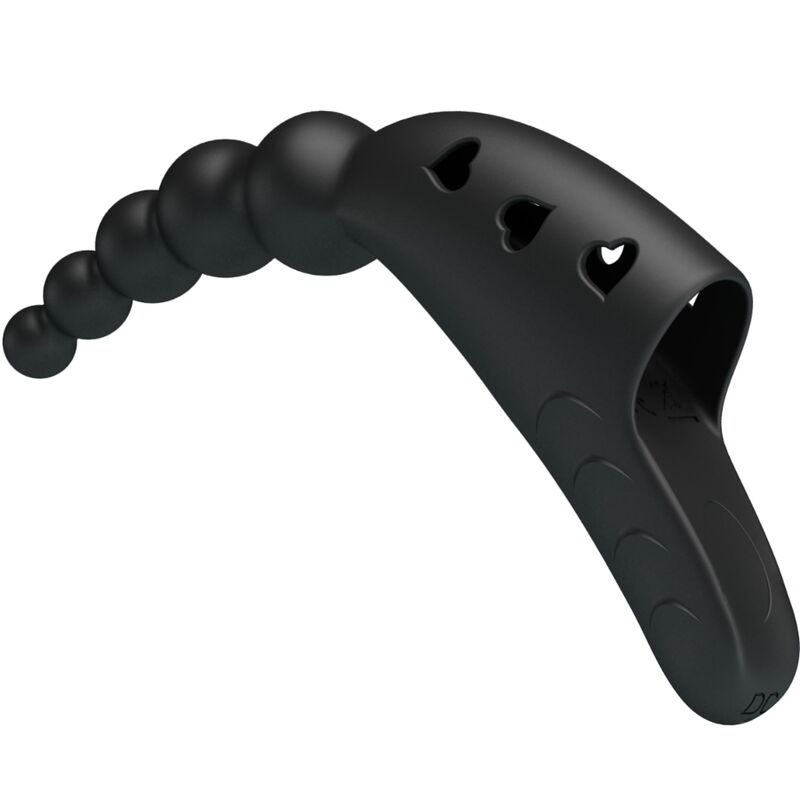 PRETTY LOVE - JORDIN FINGER VIBRATOR 10 VIBRATIONS BLACK - Image 5