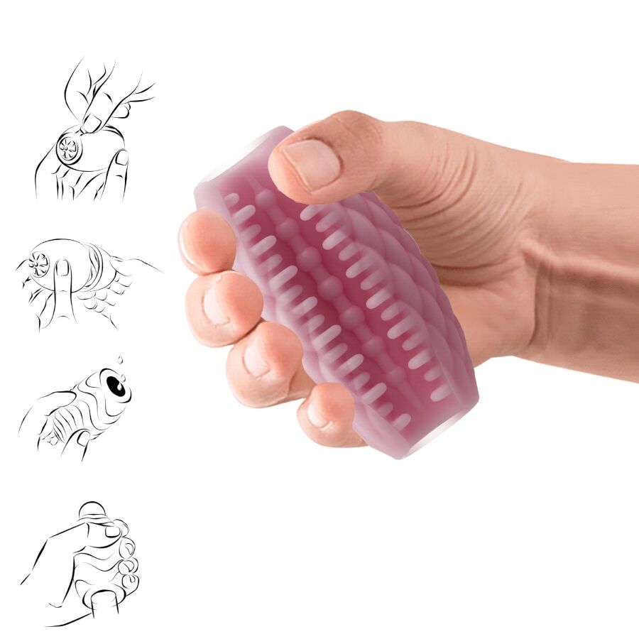 PRETTY LOVE - ATHENA EROS SILICONE MALE MASTURBATOR PINK - Image 5