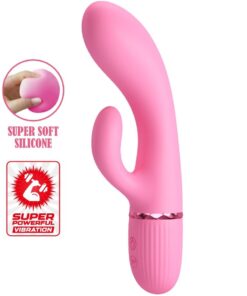 PRETTY LOVE - MARSKI RABBIT VIBRATOR  G-SPOT PINK