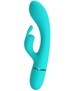Alternative view of PRETTY LOVE - SCOCCO VIBRATOR RABBIT TURQUOISE