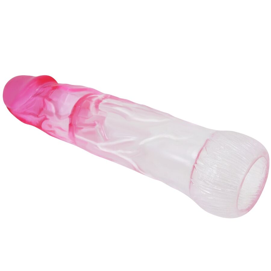 PRETTY LOVE - NERON REALISTIC 6 CM ENLARGEMENT SHEATH FOR PENIS PINK - Image 3