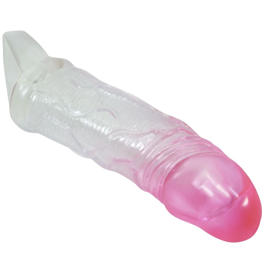 PRETTY LOVE - ODES REALISTIC 2 CM ENLARGEMENT SHEATH FOR PENIS PINK - Image 4