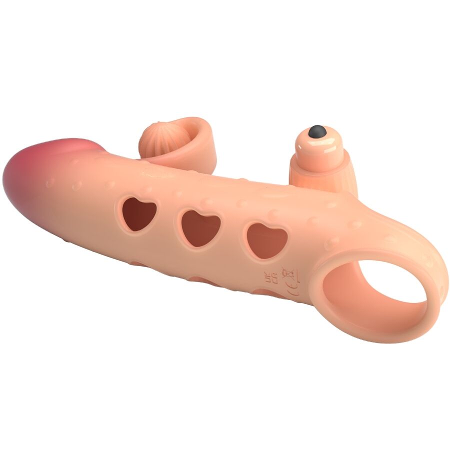 ROMANCE - VIBRATING PENIS SLEEVE NATURAL - Image 3