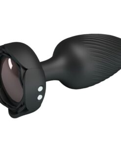Alternative view of PRETTY LOVE - OSBORN ANAL PLUG WITH  LED LIGHT BLACK 9.8 CM
