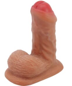Alternative view of PRETTY LOVE - WARNELL ULTRA REALISTIC AND ELASTIC DILDO 9.5 CM MULATO
