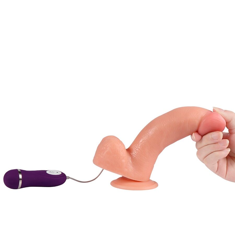 SHEQU - PHANTOM VIBRATING DILDO WITH REMOTE CONTROL 20 CM - Image 5