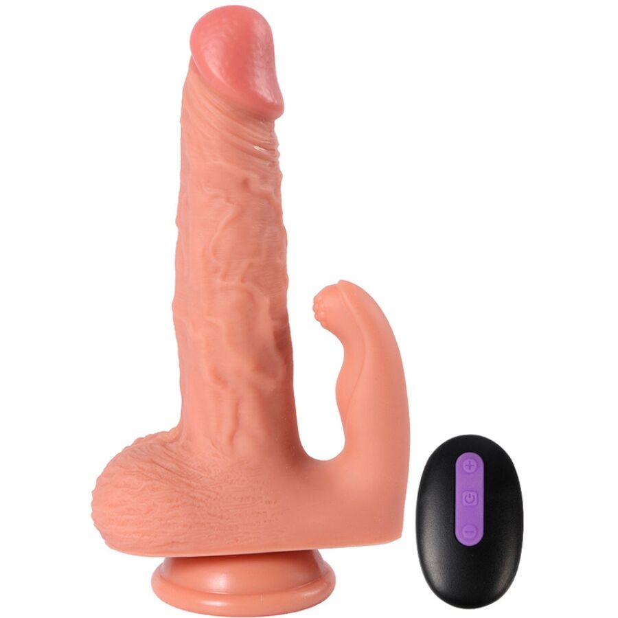 SHEQU - HAYDEN DILDO AND CLITORIS STIMULATOR WITH VIBRATION AND REMOTE CONTROL 16 CM - Image 4