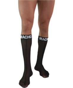 MACHO - THIN SOCKS ONE SIZE BLACK