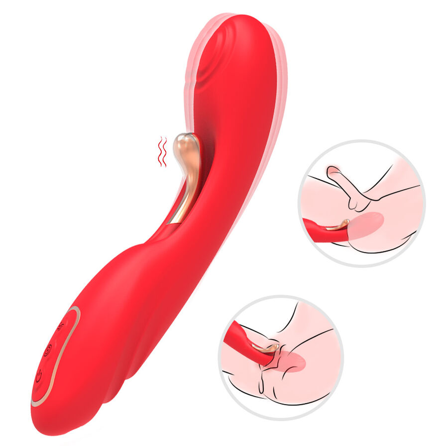 ARMONY - VIBRATOR WITH OSCILLATING TONGUE RED - Image 2