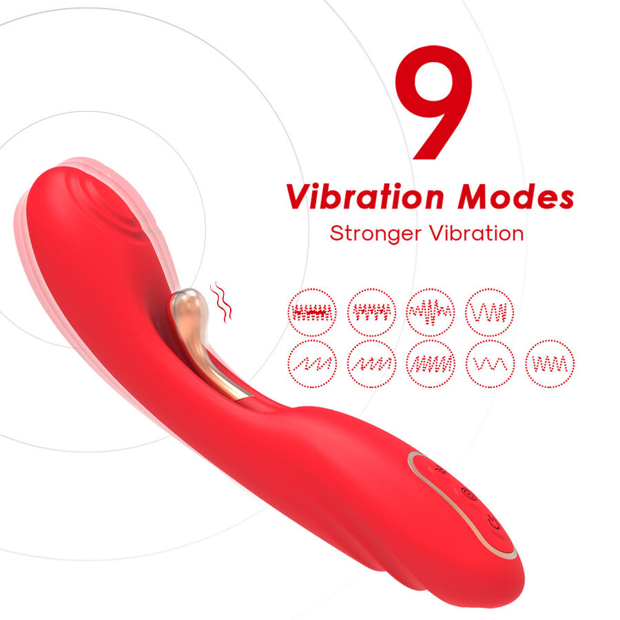 ARMONY - VIBRATOR WITH OSCILLATING TONGUE RED - Image 4