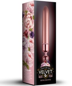 ROCKS-OFF - VIBRATING BULLET TOUCH OF VELVET ROSE BLOOM 10 SPEEDS