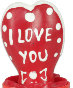 Alternative view of CONDOMERIE - HANDPAINTED NOVELTY CONDOMS HEART - I LOVE YOU MODEL 1