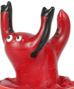 CONDOMERIE - HANDPAINTED NOVELTY CONDOMS RED SCORPIO