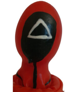 Alternative view of CONDOMERIE - HANDPAINTED NOVELTY CONDOMS TRIANGLE