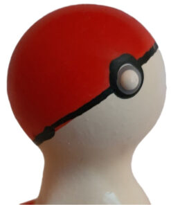 Alternative view of CONDOMERIE - HANDPAINTED NOVELTY CONDOMS POKEBALL RED-WHITE