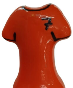 CONDOMERIE - HANDPAINTED NOVELTY CONDOMS ORANGE SHIRT