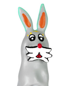 CONDOMERIE - HANDPAINTED NOVELTY CONDOMS BUNNY XL
