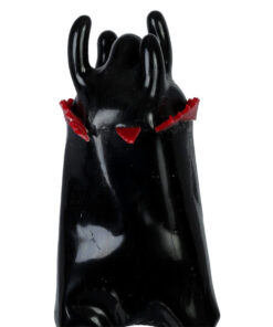 CONDOMERIE - HANDPAINTED NOVELTY CONDOMS BLACK TOWER XL