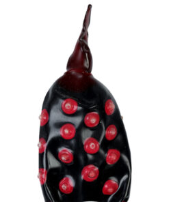 CONDOMERIE - HANDPAINTED NOVELTY CONDOMS BLACK FAKIR XL