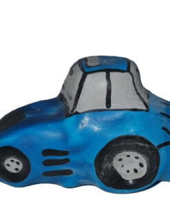 CONDOMERIE - HANDPAINTED NOVELTY CONDOMS TRACTOR BLUE XL