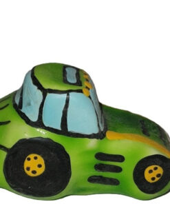CONDOMERIE - HANDPAINTED NOVELTY CONDOMS TRACTOR GREEN XL