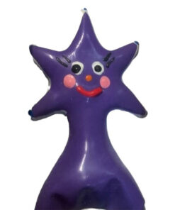 CONDOMERIE - HANDPAINTED NOVELTY CONDOMS HAPPY STAR XL