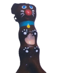 CONDOMERIE - HANDPAINTED NOVELTY CONDOMS BROWN DACHSHUND XL