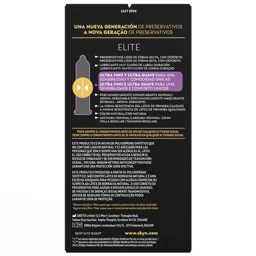 SKYN - ELITE ULTRA-THIN CONDOMS 10 UNITS - Image 2