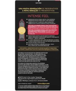 Alternative view of SKYN - INTENSE FEEL TEXTURED CONDOM WITH WAVY DESIGN 10 UNITS