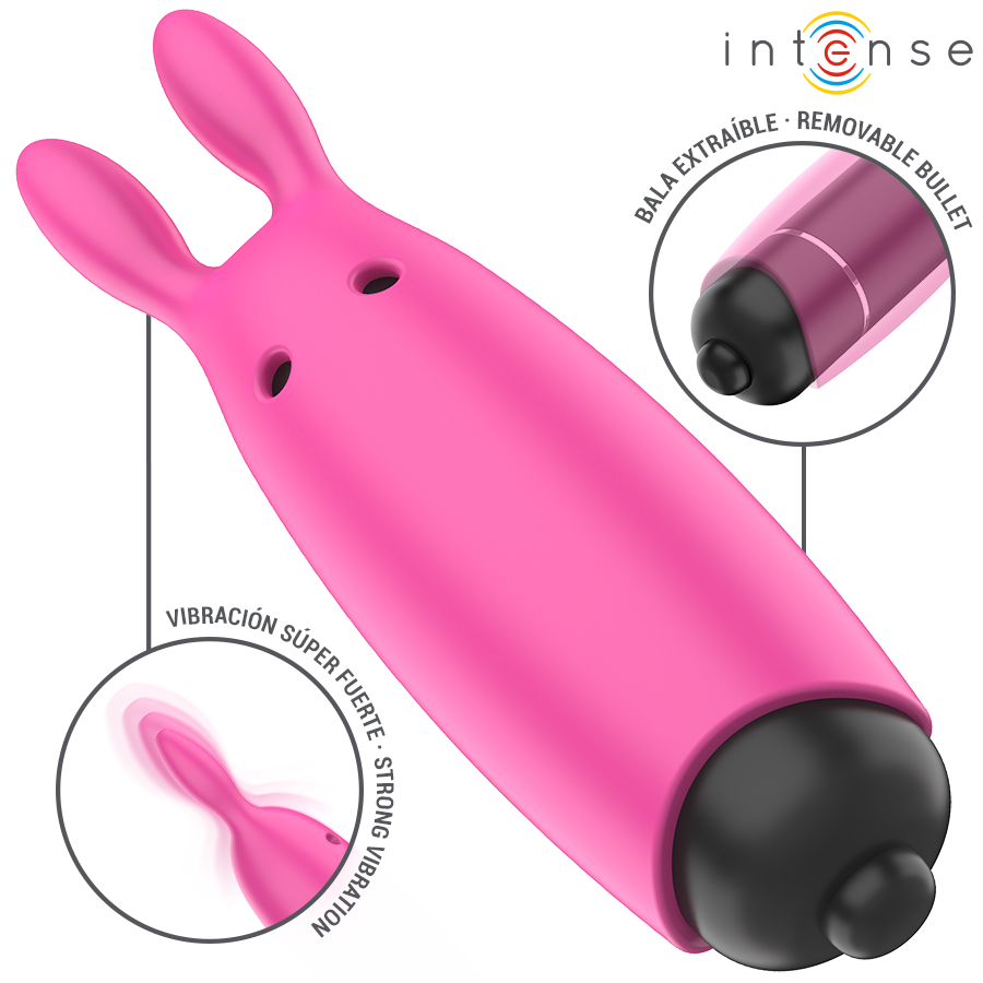 INTENSE - HOPPER PINK VIBRATING BULLET 8.3 X 2.4 CM - Image 4