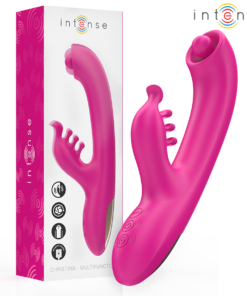 INTENSE - CHRISTINA MULTIFUNCTION RABBIT VIBRATOR 22.5 CM PINK