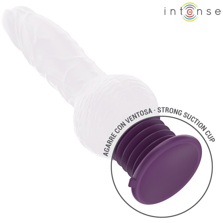 INTENSE - TATUM MULTIFUNCTION VIBRATOR WITH UP AND DOWN VIBRATION 24 CM PURPLE - Image 5