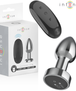 INTENSE - ANAL PLUG 10 VIBRATIONS METAL WITH REMOTE CONTROL S