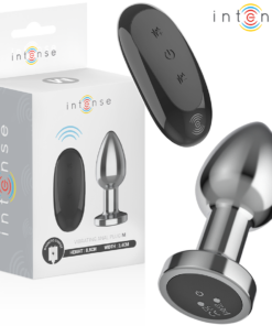 INTENSE - ANAL PLUG 10 VIBRATIONS METAL WITH REMOTE CONTROL M