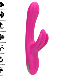 Alternative view of INTENSE - BRITNEY MULTIFUNCTION RABBIT VIBRATOR 23 CM PINK
