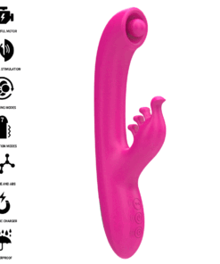 Alternative view of INTENSE - CHRISTINA MULTIFUNCTION RABBIT VIBRATOR 22.5 CM PINK