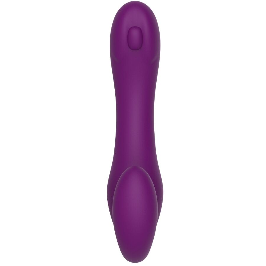 XOCOON - 2 IN 1 STRAPLESS STRAP-ON VIBRATOR WITH REMOTE CONTROL PURPLE - Image 3
