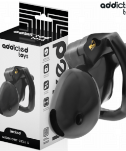 ADDICTED TOYS LOCKED - MINDNIGHT CELL PENIS CAGE SIZE S