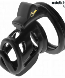 Alternative view of ADDICTED TOYS LOCKED - GILDEN CAGE SILICONE PENIS CAGE 8.5 CM