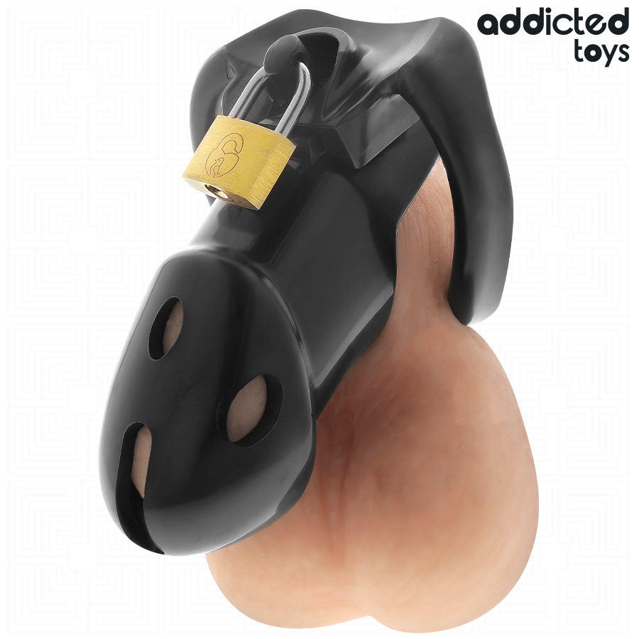ADDICTED TOYS LOCKED - UNBROKEN DEN PENIS CAGE 9.8 CM - Image 3