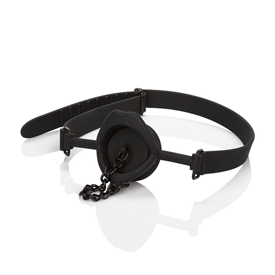 CALEXOTICS - SCANDAL GAG WITH BLACK SILICONE PLUG - Image 2