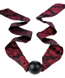 CALEXOTICS - SCANDAL BALL GAG WITH BLACK/RED BOW
