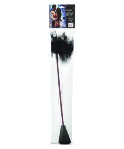 Alternative view of CALEXOTICS - SCANDAL BLACK FEATHER WHIP