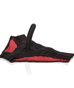 CALEXOTICS - SCANDAL SET OF RED PANTIES WITH DILDO SIZE L/XL