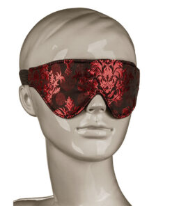 Alternative view of CALEXOTICS - SCANDAL OPAQUE EYE MASK WITH RED DETAILS