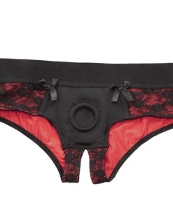 Alternative view of CALEXOTICS - SCANDAL SET OF CROTCHLESS PANTIES WITH DIDLO SIZE L/XL